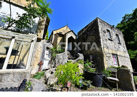British Village under a Blue Sky British Village under a Blue Sky 141002195