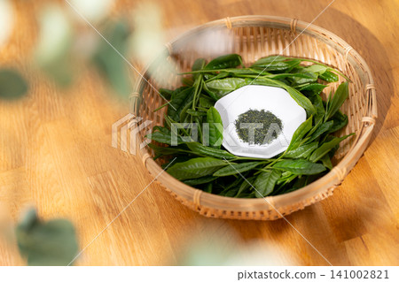 New tea leaves New tea leaves 141002821
