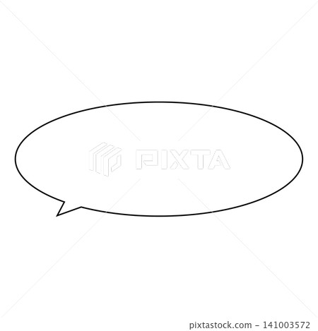 Simple speech bubbles (horizontal and rounded) that can be used for messages and dialogue. Simple speech bubbles (horizontal and rounded) that can be used for messages and dialogue. 141003572