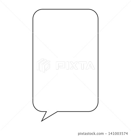 Simple speech bubbles with rounded vertical corners, perfect for messages and dialogue. Simple speech bubbles with rounded vertical corners, perfect for messages and dialogue. 141003574