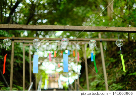 Colorful wind chimes Colorful wind chimes 141003906