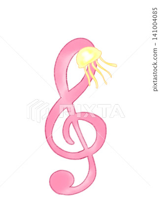 Musical notes with jellyfish Musical notes with jellyfish 141004085