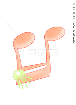 Musical notes with jellyfish Musical notes with jellyfish 141004318