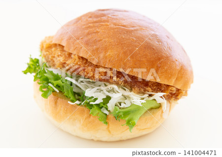 Delicious katsu burger 141004471