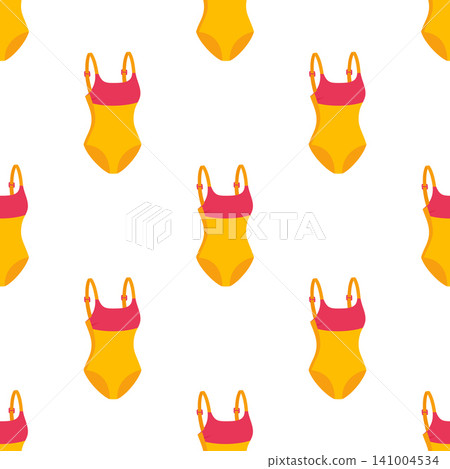 one piece swimsuit seamless pattern one piece swimsuit seamless pattern 141004534