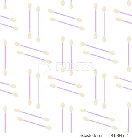 cotton swabs seamless pattern 141004535