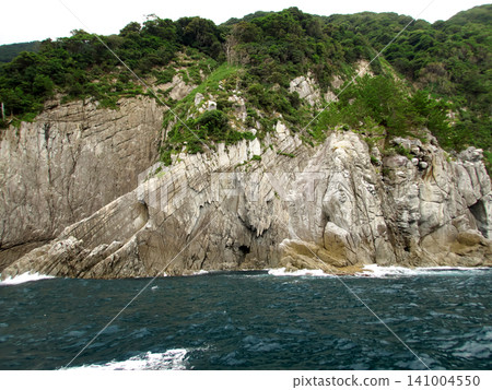 Cliffs as seen from a sightseeing boat Cliffs as seen from a sightseeing boat 141004550