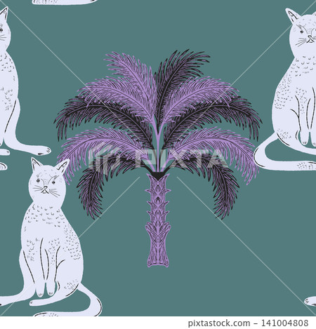 sketch cats in vintage style sketch cats in vintage style 141004808