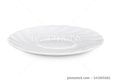 white ceramic saucer isolated on white background white ceramic saucer isolated on white background 141005082