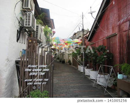 The alleys of Georgetown, where multiple cultures mingle. 141005256