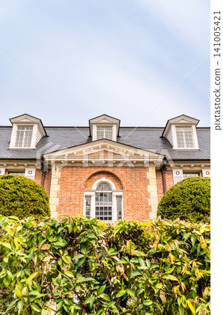 Doshisha University, Imadegawa Campus, Amherst Hall (a modern brick building designed by Vories), Tangible Cultural Property Doshisha University, Imadegawa Campus, Amherst Hall (a modern brick building designed by Vories), Tangible Cultural Property 141005421