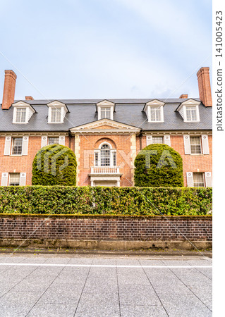 Doshisha University, Imadegawa Campus, Amherst Hall (a modern brick building designed by Vories), Tangible Cultural Property Doshisha University, Imadegawa Campus, Amherst Hall (a modern brick building designed by Vories), Tangible Cultural Property 141005423