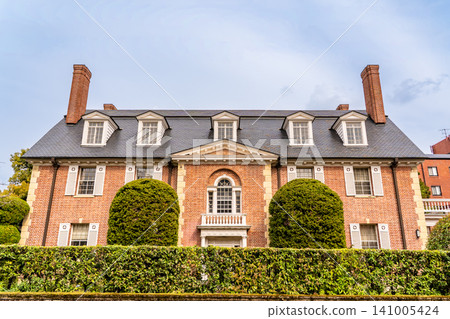 Doshisha University, Imadegawa Campus, Amherst Hall (a modern brick building designed by Vories), Tangible Cultural Property Doshisha University, Imadegawa Campus, Amherst Hall (a modern brick building designed by Vories), Tangible Cultural Property 141005424