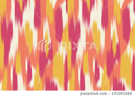 Abstract ikat art background. Uzbekistan ikat pattern. Uzbekistan pattern design for background, wallpaper, textile, art, clothing, wrapping paper, scarf, carpet, print, Uzbek fabric Abstract ikat art background. Uzbekistan ikat pattern. Uzbekistan pattern design for background, wallpaper, textile, art, clothing, wrapping paper, scarf, carpet, print, Uzbek fabric 141005888