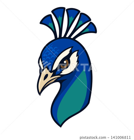 peacock head mascot logo design peacock head mascot logo design 141006811