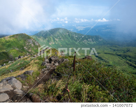Rugged peaks created by volcanoes Rugged peaks created by volcanoes 141007072