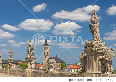 General view of the famous historical town of Kutna Hora. Czech Republic. 141007649