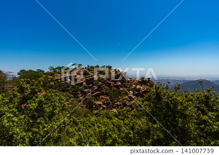 Rock Formations and Scenic View from El Garbi, Spain Rock Formations and Scenic View from El Garbi, Spain 141007739