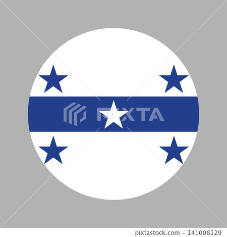 Flag of Gambier Islands round icon, sticker, banner. Gambier Islands of French Polynesia flag circle emblem graphic element, logo. Gambier Islands flag button, badge, background. Flag of Gambier Islands round icon, sticker, banner. Gambier Islands of French Polynesia flag circle emblem graphic element, logo. Gambier Islands flag button, badge, background. 141008129