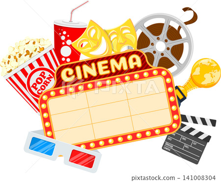 Cinema and Movie Banner Cinema and Movie Banner 141008304