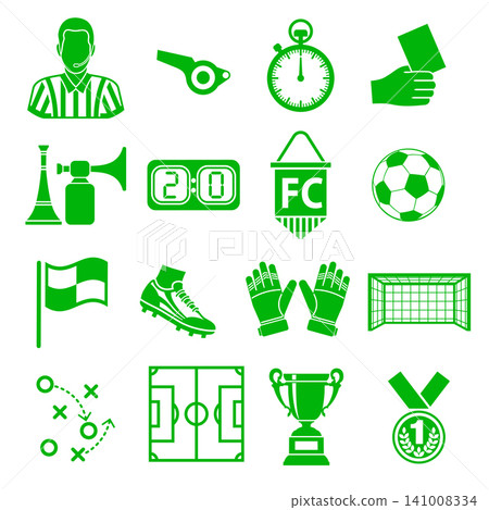 Soccer Icon Set Soccer Icon Set 141008334