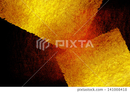 Gold leaf and red Gold leaf and red 141008418