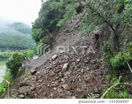 Landslides after rainfall 141008997