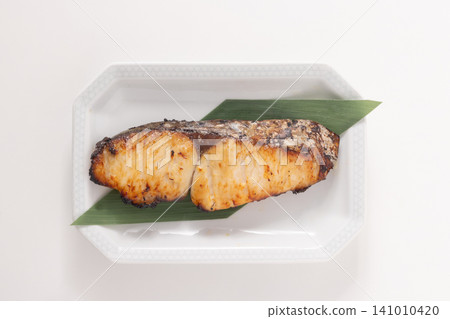 Spanish mackerel marinated in salt koji and grilled. Spanish mackerel marinated in salt koji and grilled. 141010420