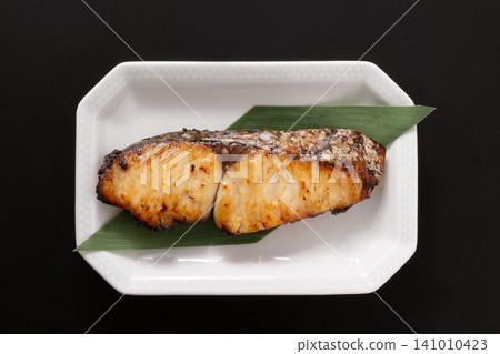 Spanish mackerel marinated in salt koji and grilled. Spanish mackerel marinated in salt koji and grilled. 141010423