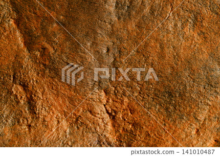 The mortar texture is striking with its brown rust stains. 141010487