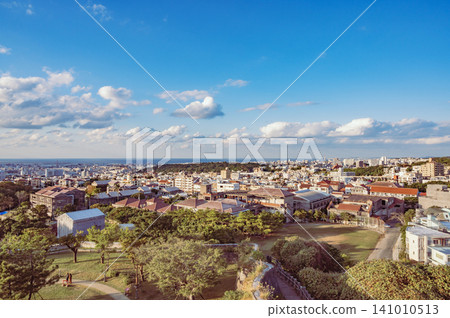 Okinawa: Naha City as seen from Shuri Castle Park Okinawa: Naha City as seen from Shuri Castle Park 141010513