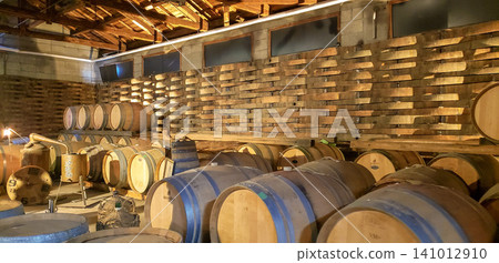 Historic wine barrels Historic wine barrels 141012910