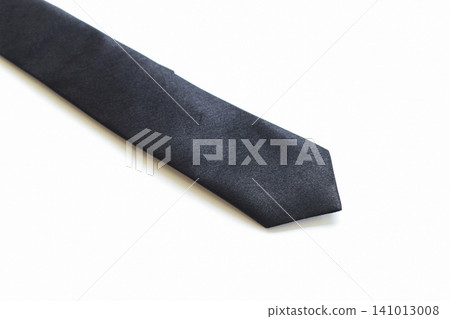 black necktie isolated on white background, father day concept and business style 141013008