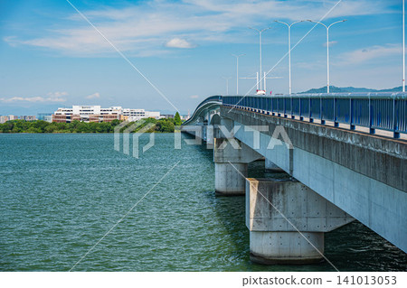 Omi Ohashi Bridge, Otsu City, Shiga Prefecture, Kusatsu City Omi Ohashi Bridge, Otsu City, Shiga Prefecture, Kusatsu City 141013053