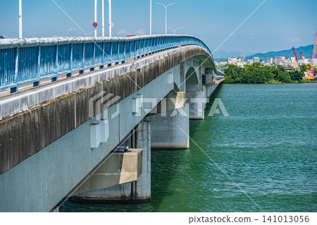 Omi Ohashi Bridge, Otsu City, Shiga Prefecture, Kusatsu City Omi Ohashi Bridge, Otsu City, Shiga Prefecture, Kusatsu City 141013056
