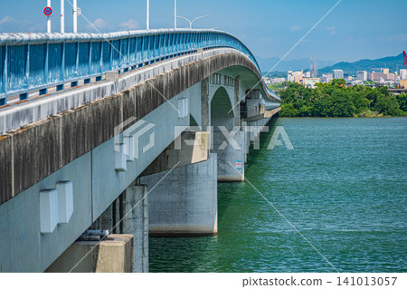 近江大橋、滋賀縣大津市、草津市 141013057