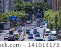 Traffic around Shinjuku 1-chome and Shinjuku Street [Urban Image] 141013173