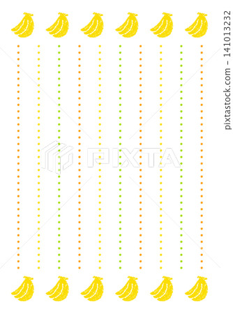 Hand-drawn crayon-style background for banana-patterned stationery. Hand-drawn crayon-style background for banana-patterned stationery. 141013232