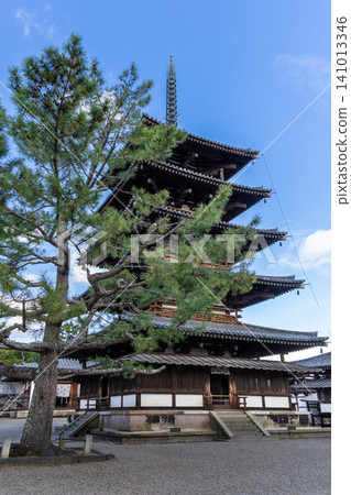 Horyuji temple Horyuji temple 141013346