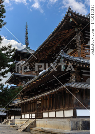 Horyuji temple Horyuji temple 141013353