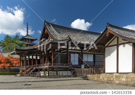 Horyuji temple Horyuji temple 141013356