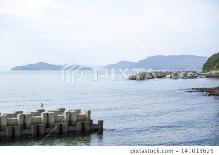 A view of the sea from Okinoshima Island A view of the sea from Okinoshima Island 141013625