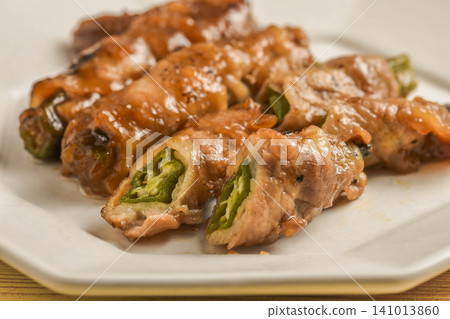秋葵肉捲 141013860
