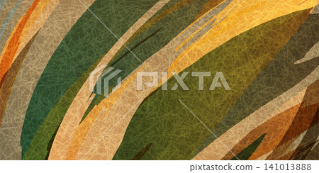 Earth-toned abstract art textures and dynamic lines 141013888