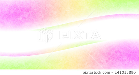 Pastel-colored watercolor wave pattern background illustration Pastel-colored watercolor wave pattern background illustration 141013890