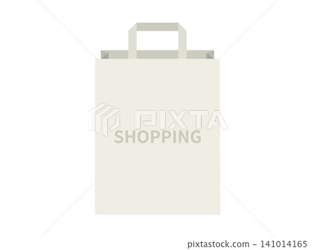 Flat illustration icon of a shopping bag (paper bag, e-commerce, shopping, vector, transparent background) Flat illustration icon of a shopping bag (paper bag, e-commerce, shopping, vector, transparent background) 141014165