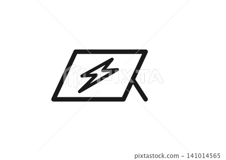太陽能板線框圖圖示:發電/停電應對措施 太陽能板線框圖圖示:發電/停電應對措施 141014565