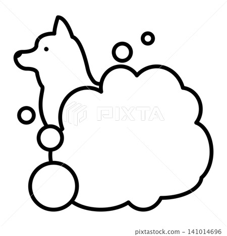 Icon: Shampooing a dog Icon: Shampooing a dog 141014696