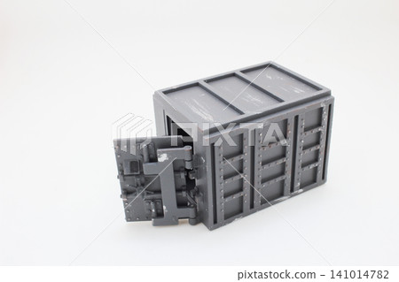 Industrial Metal Storage Crate With Open Door Industrial Metal Storage Crate With Open Door 141014782