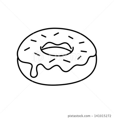donut line art donut line art 141015272